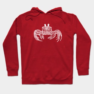 Ghost Crab - crab lovers hand drawn design Hoodie